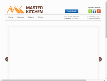 Tablet Screenshot of mymasterkitchen.com